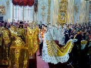 Laurits Tuxen Tuxen Wedding of Tsar Nicholas II France oil painting artist